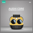 Amaze Audix Core Noise Cancellation Wireless Microphone, Dual Microphone 2-in-1 System, 2.4GHz Wireless Up to 40 Meters, 360 Degree Omnidirectional, Ultra-Low Latency <=20ms, Model A692