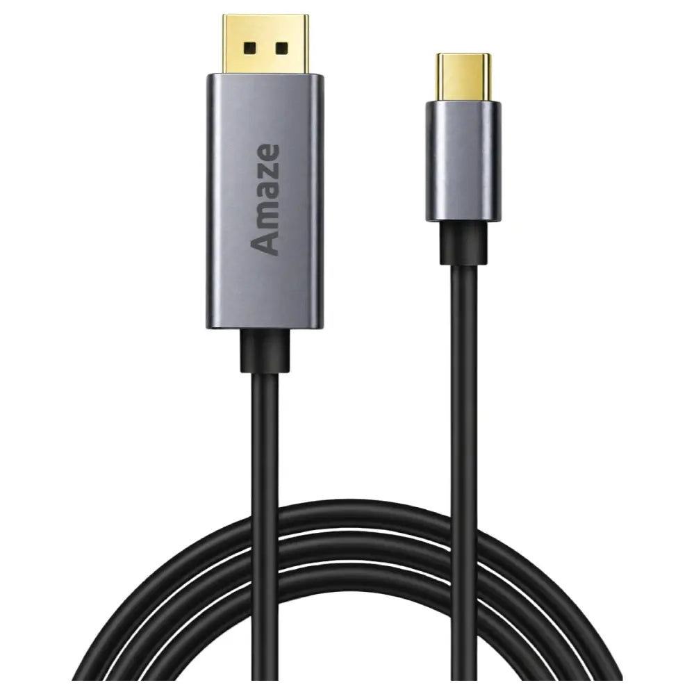 AMAZE A146 USB Type-C to DisplayPort 1.4 Cable, Up to 8K 60Hz, 32.4Gbps HBR3, DSC 1.2, HDCP 2.2, Aluminum Alloy
