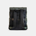 DUKES CITYLINE Backpack, Premium PU Exterior and Polyester Lining, Dedicated Computer Interlayer, Fully Waterproof, 32x12x44cm, Prefect Green