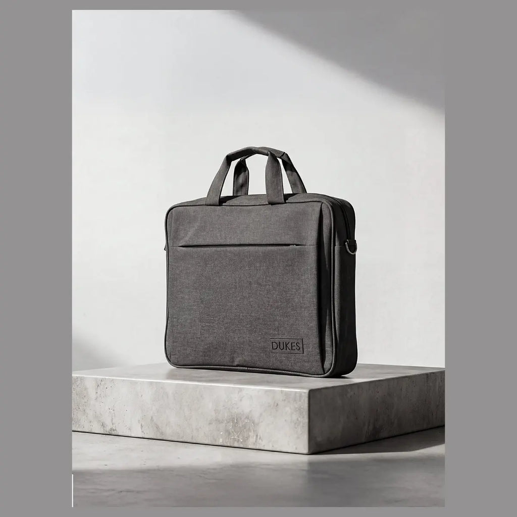 DUKES ModCase Laptop Bag, 20-39 Litres Capacity, Waterproof Construction, Zipper Closure, Built-in Computer Interlayer, Gray