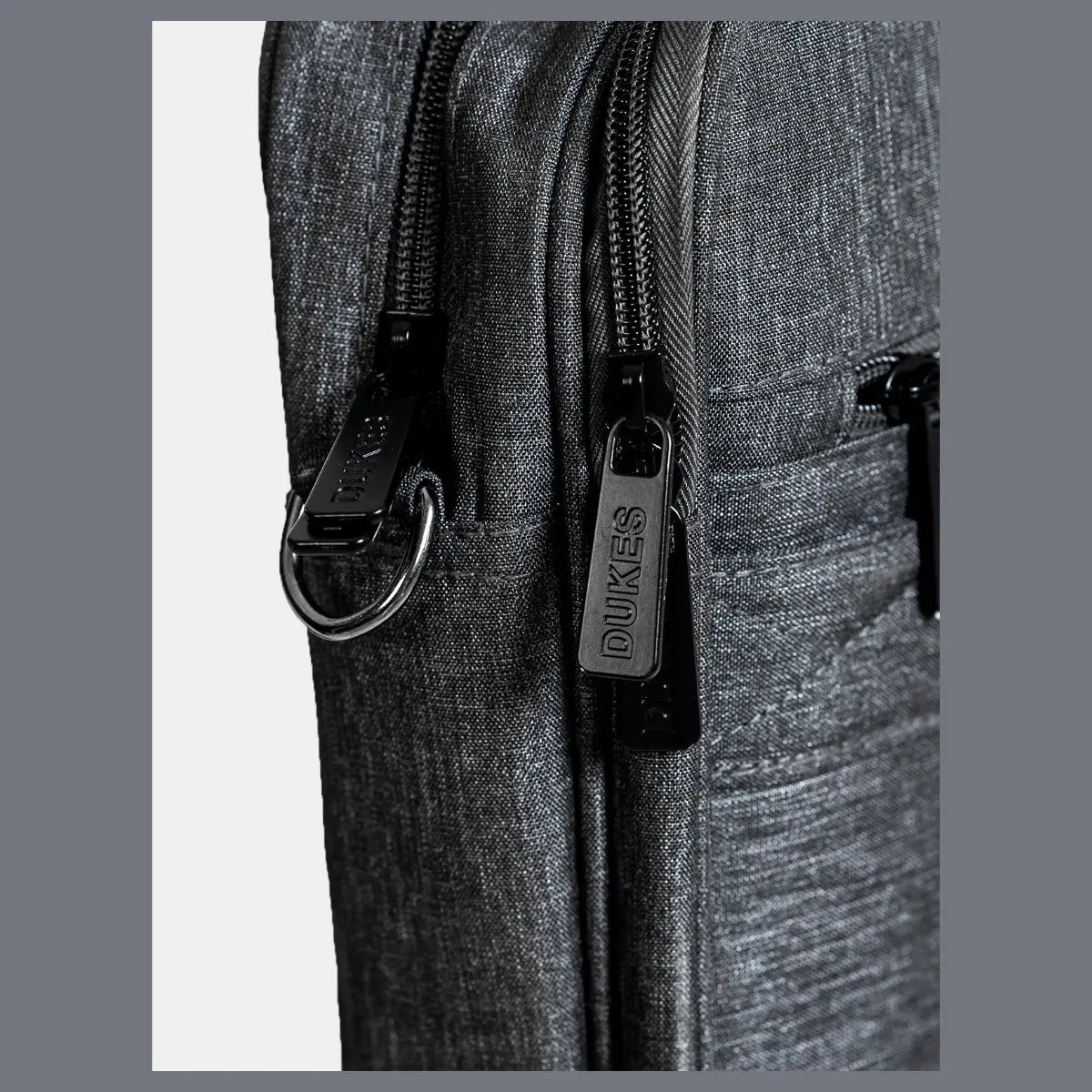 DUKES ModCase Laptop Bag, 20-39 Litres Capacity, Waterproof Construction, Zipper Closure, Built-in Computer Interlayer, Gray