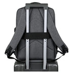 Dukes DE-2028 Laptop Backpack, 13" to 17" Notebook, 20 to 25 Liters, Oxford Water-Resistant, USB Charging Port, Black