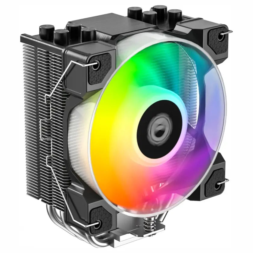 ID-Cooling SE-214-XT DF CPU Cooler, 180W TDP, 4x6mm Direct Touch Heatpipes, 120mm PWM Fan 900-2000RPM, 56.5CFM, 31.5dB(A) Max