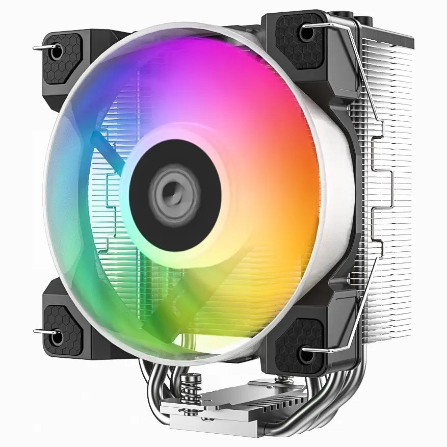 ID-Cooling SE-214-XT DF CPU Cooler, 180W TDP, 4x6mm Direct Touch Heatpipes, 120mm PWM Fan 900-2000RPM, 56.5CFM, 31.5dB(A) Max