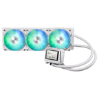 ASUS Max Gaming LC 360 ARGB LCD All-in-One CPU Liquid Cooler, 2.4" IPS LCD Screen, Pre-Installed ARGB Fans, Aura Lighting, White Edition