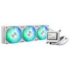 ASUS Max Gaming LC 360 ARGB LCD All-in-One CPU Liquid Cooler, 2.4" IPS LCD Screen, Pre-Installed ARGB Fans, Aura Lighting, White Edition