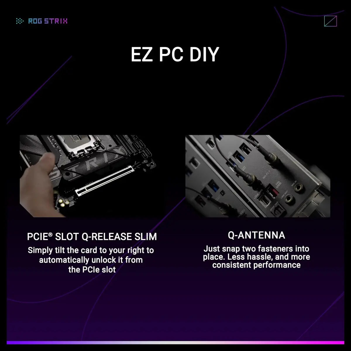 ASUS ROG STRIX B860-I GAMING WIFI Mini-ITX Motherboard, B860, LGA1851, Intel Core Ultra Series 2 Ready, DDR5, 2.5G LAN, WiFi7, M.2, Thunderbolt 4, USB Type-C