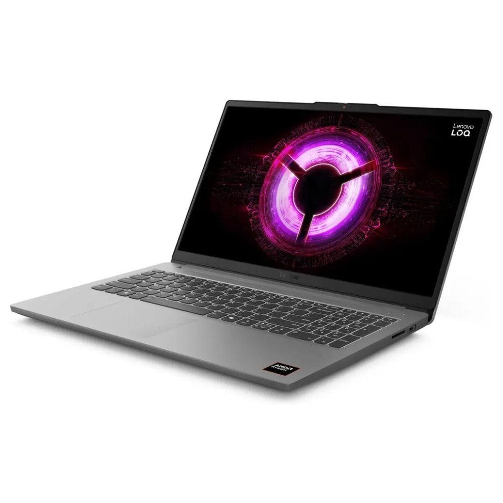 Lenovo LOQ Essential 15ARP10 Gaming Laptop, AMD Ryzen 7 170, NVIDIA GeForce RTX 3050 6GB, 16GB DDR5-4800 RAM, 512GB PCIe 4.0 NVMe SSD, 15.6" FHD 144Hz IPS, Windows 11 Home, Luna Grey, 83S000C3IN