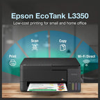 Epson EcoTank L3350 WiFi All-in-One InkTank Colour Printer, Scanner and Copier, 5760x1440dpi Print Resolution, Up To 7,500 Colour Pages Yield (Official Warranty)