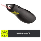 Logitech Wireless Presenter R400 USB-A PowerPoint Clicker with Class 2 Red Laser, 2.4GHz RF Wireless, Up to 50-Foot Range