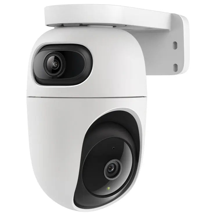 TP-Link Tapo C245D Dual Lens Pan and Tilt Security Camera, 2K 3MP Dual Lens, 122 Degree FOV Wide-Angle and 6mm Telephoto Lens, Smart Tracking, Night Vision up to 40ft
