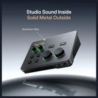 Maono P2 USB Hybrid Audio Interface, USB-C Plug and Play, Up to 56dB Clean Gain, 192kHz High-Resolution Audio, Dual XLR and TRS Combo Inputs