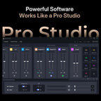 Maono P2 USB Hybrid Audio Interface, USB-C Plug and Play, Up to 56dB Clean Gain, 192kHz High-Resolution Audio, Dual XLR and TRS Combo Inputs