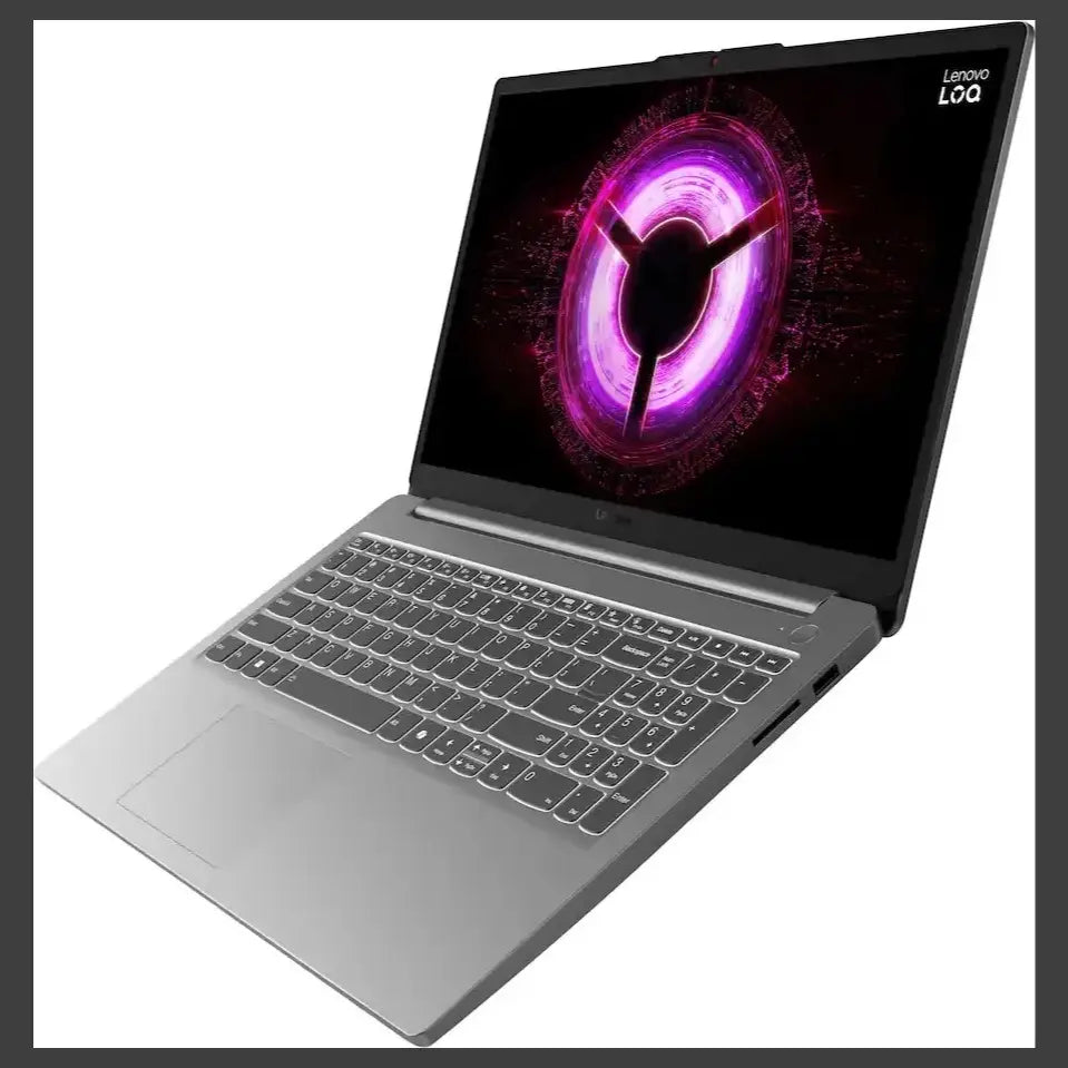 Lenovo LOQ Essential 15ARP10 Gaming Laptop, AMD Ryzen 7 170, 16GB DDR5-4800 RAM, 512GB PCIe 4.0 NVMe SSD, NVIDIA GeForce RTX 4050 6GB, 15.6" FHD IPS 144Hz, Windows 11 Home, 83S0007FUS, Luna Grey