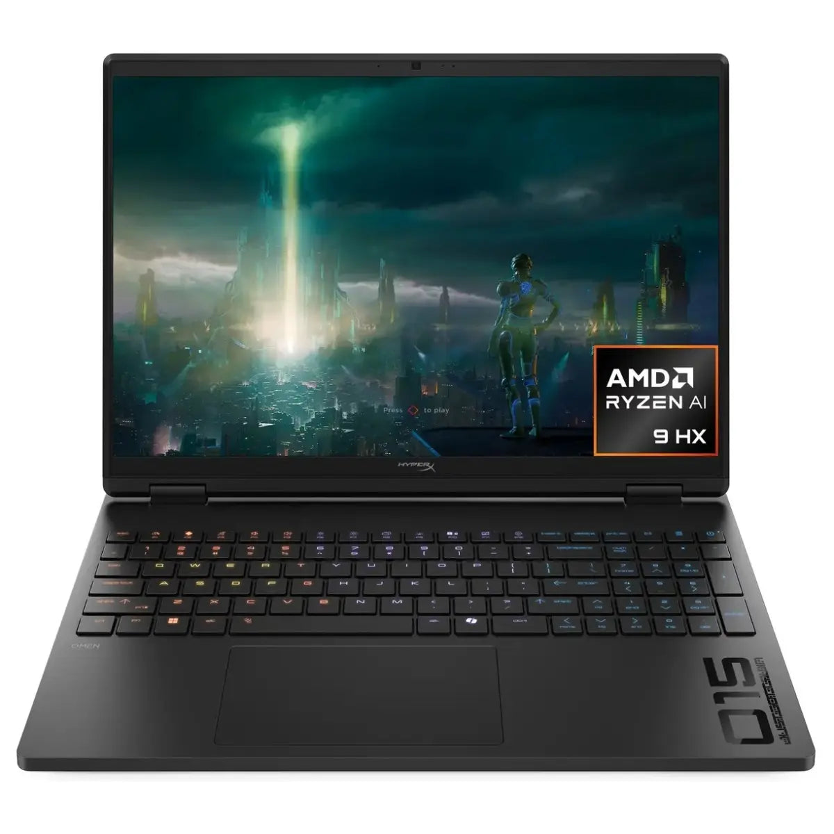 HP OMEN HyperX Gaming Laptop 15-GB0090WM, AMD Ryzen 9 8940HX, NVIDIA GeForce RTX 5070 8GB GDDR7, 16GB DDR5 RAM, 1TB NVMe SSD, 15.3" 2.5K IPS 180Hz, Windows 11, Shadow Black