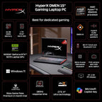 HP OMEN HyperX Gaming Laptop 15-GB0090WM, AMD Ryzen 9 8940HX, NVIDIA GeForce RTX 5070 8GB GDDR7, 16GB DDR5 RAM, 1TB NVMe SSD, 15.3" 2.5K IPS 180Hz, Windows 11, Shadow Black