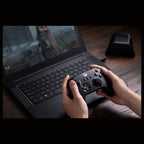 8BitDo Ultimate 3-Mode Controller Gamepad, Hall Effect Joysticks and Hall Effect Impulse Triggers, 2 Pro Back Paddle Buttons, Wired USB for Xbox Series X|S and Xbox One, Bluetooth and 2.4G for Windows and Apple and Android, Black