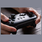 8BitDo Ultimate 3-Mode Controller Gamepad, Hall Effect Joysticks and Hall Effect Impulse Triggers, 2 Pro Back Paddle Buttons, Wired USB for Xbox Series X|S and Xbox One, Bluetooth and 2.4G for Windows and Apple and Android, Black