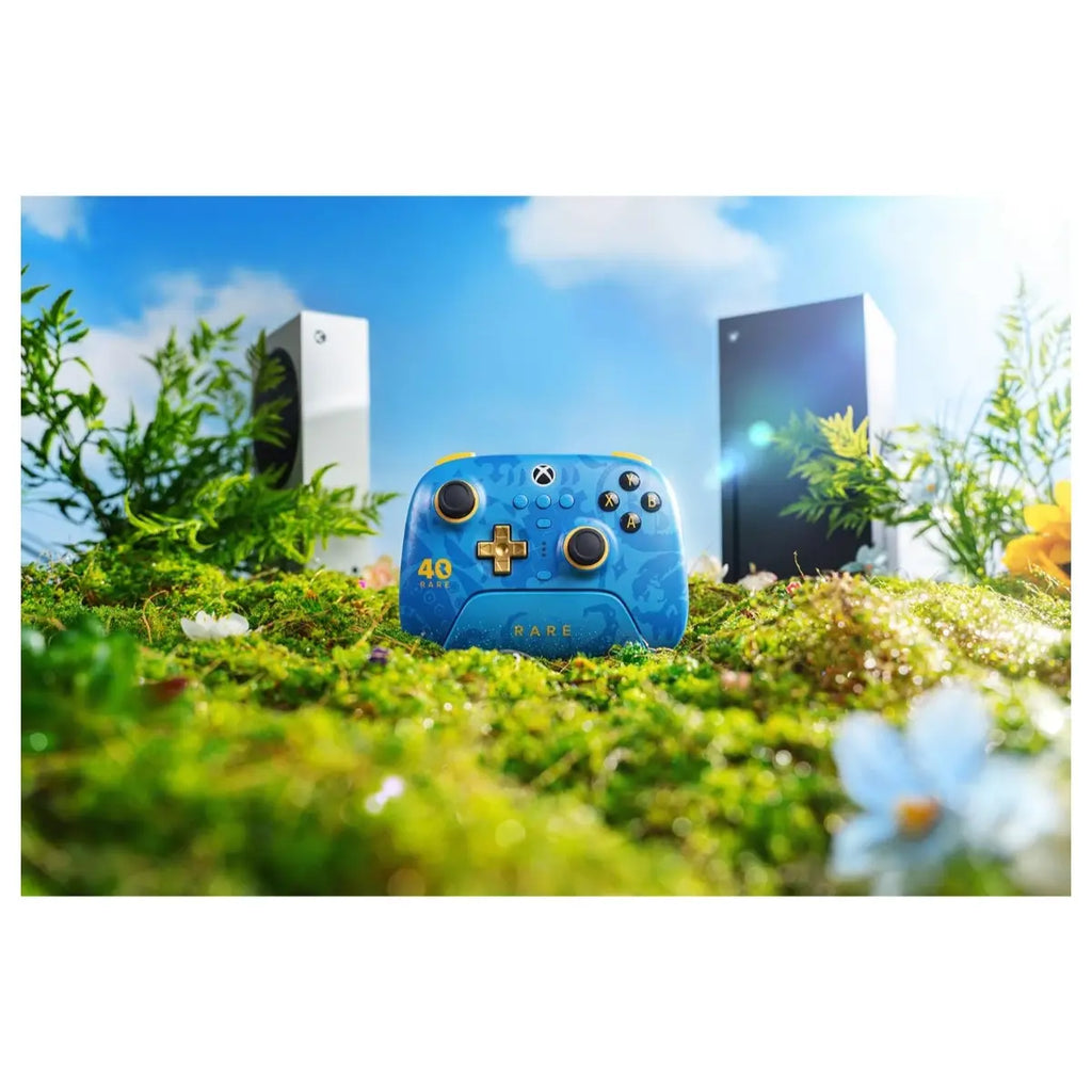 8BitDo Ultimate 3-Mode Wireless Controller for Xbox, Hall Effect Joysticks and Triggers, 2 Pro Back Paddle Buttons, 2.4G Wireless or Wired USB or Bluetooth, Integrated Charging Dock, Rare 40th Anniversary Edition