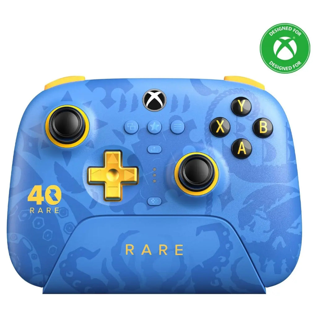 8BitDo Ultimate 3-Mode Wireless Controller for Xbox, Hall Effect Joysticks and Triggers, 2 Pro Back Paddle Buttons, 2.4G Wireless or Wired USB or Bluetooth, Integrated Charging Dock, Rare 40th Anniversary Edition