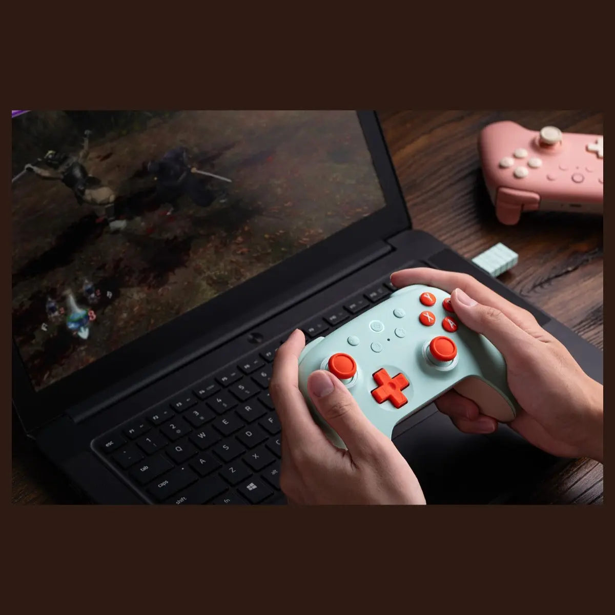 8Bitdo Ultimate 2C Wireless Controller, 1000Hz Polling Rate, Hall Effect Joysticks and Triggers, Remappable L4 and R4 Bumpers, Mint