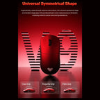 AULA V9 Ultra Tri-Mode Wireless Gaming Mouse, PAW3950 Sensor, Up to 42,000 DPI, Dual 8K Polling Rate, Omron Optical Switches, 600mAh Battery, StarWars Red