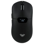 AULA SC390 Lightweight Gaming Mouse With Display Screen, PAW3311 Optical Sensor, Up To 20,000 DPI, 1000Hz Polling Rate, Bluetooth 2.4GHz Wireless and USB-C Wired, Black