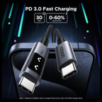 UGREEN Uno 100W USB C to USB C Charger Cable, 1 Meter, 20V 5A Fast Charging, E-Marker Chip, 480Mbps Data Sync, Model 35501