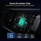 UGREEN Uno 100W USB C to USB C Charger Cable, 1 Meter, 20V 5A Fast Charging, E-Marker Chip, 480Mbps Data Sync, Model 35501
