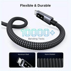 UGREEN Uno 100W USB C to USB C Charger Cable, 1 Meter, 20V 5A Fast Charging, E-Marker Chip, 480Mbps Data Sync, Model 35501