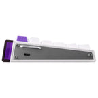 AULA HERO84 HE 75% Wired Magnetic Gaming Keyboard, 84 Keys, 8K Polling Rate, 128KHz Scanning Rate, Hall Effect Switch, 0.01-3.4mm Adjustable Actuation, White Purple