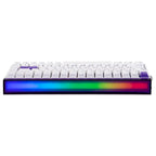 AULA HERO84 HE 75% Wired Magnetic Gaming Keyboard, 84 Keys, 8K Polling Rate, 128KHz Scanning Rate, Hall Effect Switch, 0.01-3.4mm Adjustable Actuation, White Purple