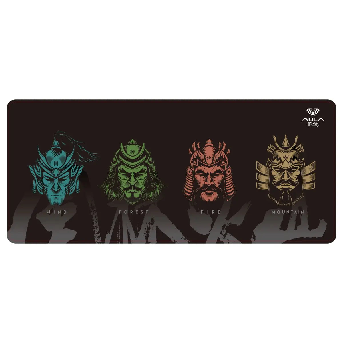 Aula MP-WFFM Gaming Mouse Pad, 700x300mm Speed Surface, Textile Top, Rubber Base, 0.2mm Thickness, With Print, Black