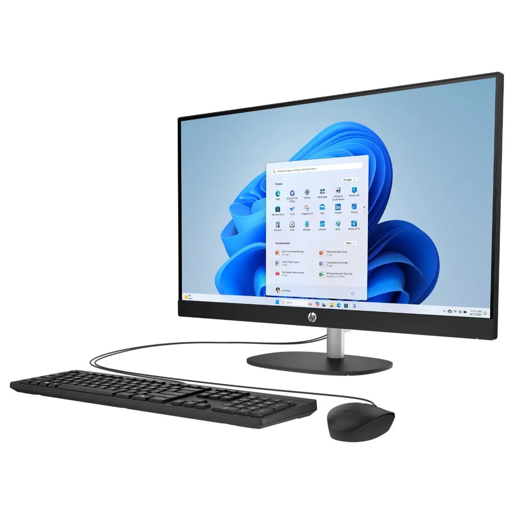 HP All-in-One DT AI 27-CR2038NH All-in-One PC, Intel Core Ultra 7 255U, 8GB DDR5 RAM, 512GB PCIe NVMe M.2 SSD, 27" FHD Touch IPS 300 Nits 99% sRGB, Intel UHD Graphics, FreeDOS
