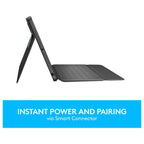 Logitech Rugged Folio iPad 7th 8th and 9th Generation Protective Keyboard, Smart Connector, Spill-Proof Keyboard