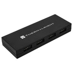 Thermalright HUB X5 Internal USB 2.0 Hub, 5 USB 2.0 9-Pin Ports, SATA Powered, Magnetic Mount, Black