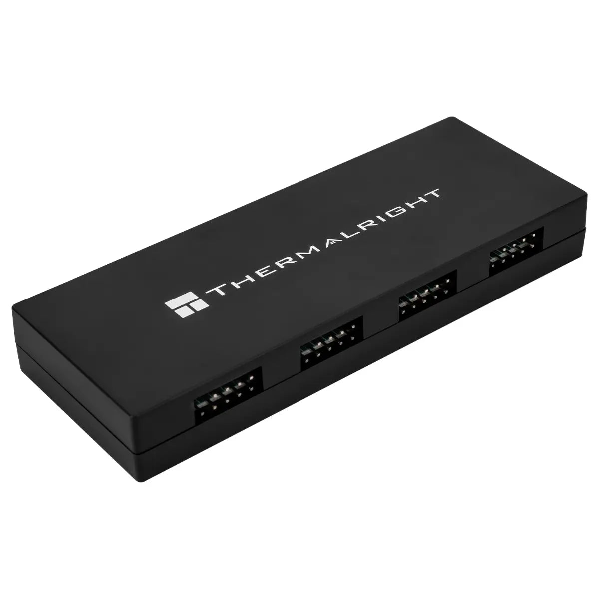 Thermalright HUB X5 Internal USB 2.0 Hub, 5 USB 2.0 9-Pin Ports, SATA Powered, Magnetic Mount, Black