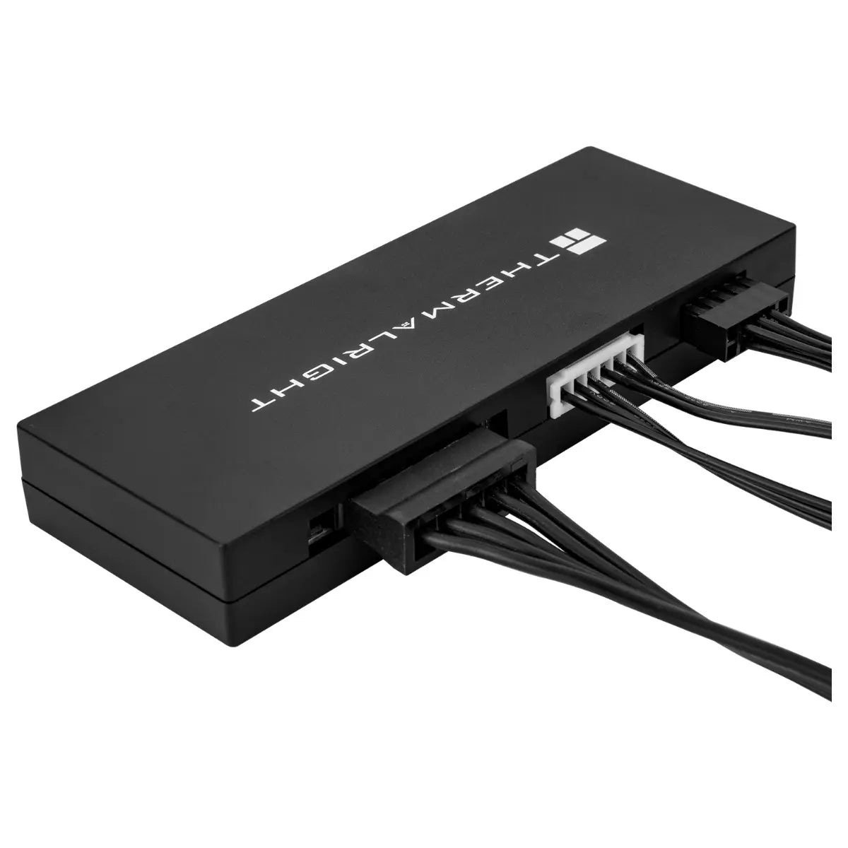 Thermalright HUB X5 Internal USB 2.0 Hub, 5 USB 2.0 9-Pin Ports, SATA Powered, Magnetic Mount, Black