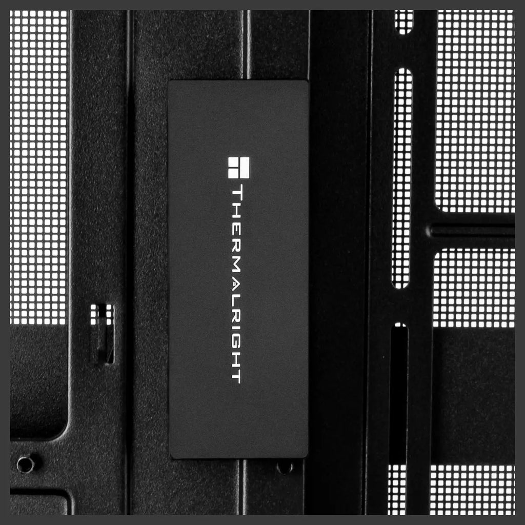 Thermalright HUB X5 Internal USB 2.0 Hub, 5 USB 2.0 9-Pin Ports, SATA Powered, Magnetic Mount, Black