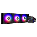 Thermalright Grand Vision 360 ARGB CPU AIO Cooler, 3.4 Inch IPS LCD 480x480, 360mm Aluminum Radiator, 120mm PWM Fan, for AM4 and AM5 and Intel LGA1700 and 1851, Black