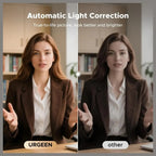 UGREEN 4K Webcam for PC, 8MP CMOS 4K/30FPS, 1080P 60FPS, PDAF Autofocus, Dual Microphones, Privacy Cover, 70 Degree FOV, USB A to USB C Adapter, Plug and Play, 65381