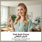 UGREEN AI-Powered AI 2K@30fps AF Webcam, Fast Auto Focus, AI Auto Framing, Gesture Control, AI Noise-Canceling Mic, Privacy Cover, 75725A