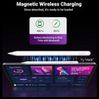 UGREEN Wireless Charging Smart Stylus Pen for iPad, Magnetic Wireless Charging, 9 Hours Battery Life, 1.5 Hours Charging Time, Tilt Function, Full-Screen Palm Rejection, LP653 15910