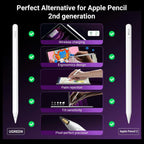 UGREEN Wireless Charging Smart Stylus Pen for iPad, Magnetic Wireless Charging, 9 Hours Battery Life, 1.5 Hours Charging Time, Tilt Function, Full-Screen Palm Rejection, LP653 15910