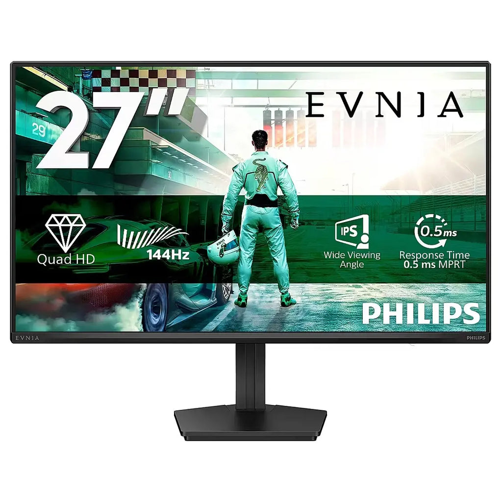 Philips 27M2N3500NF Quad HD Gaming Monitor, 27 Inch 2560 x 1440 144Hz IPS, HDR 10 Supported, Adaptive Sync VRR, Smart MBR 0.5 ms