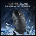 ATTACK SHARK X8 Ultra Wireless Gaming Mouse, 55g Ultra-Lightweight, Bluetooth and 2.4GHz Wireless and Wired, 8K Polling Rate, PixArt PAW3950MAX Sensor, 42000 DPI, White