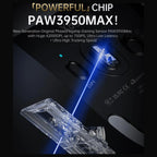 ATTACK SHARK X8 Ultra Wireless Gaming Mouse, 55g Ultra-Lightweight, Bluetooth and 2.4GHz Wireless and Wired USB, 8K Polling Rate, PixArt PAW3950MAX Sensor, 42000 DPI, Black