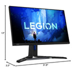 Lenovo Legion Y25-30 Gaming Monitor, 24.5" FHD 1920x1080, 280Hz Refresh Rate, 0.5ms MPRT Response Time, DisplayHDR 400, Black