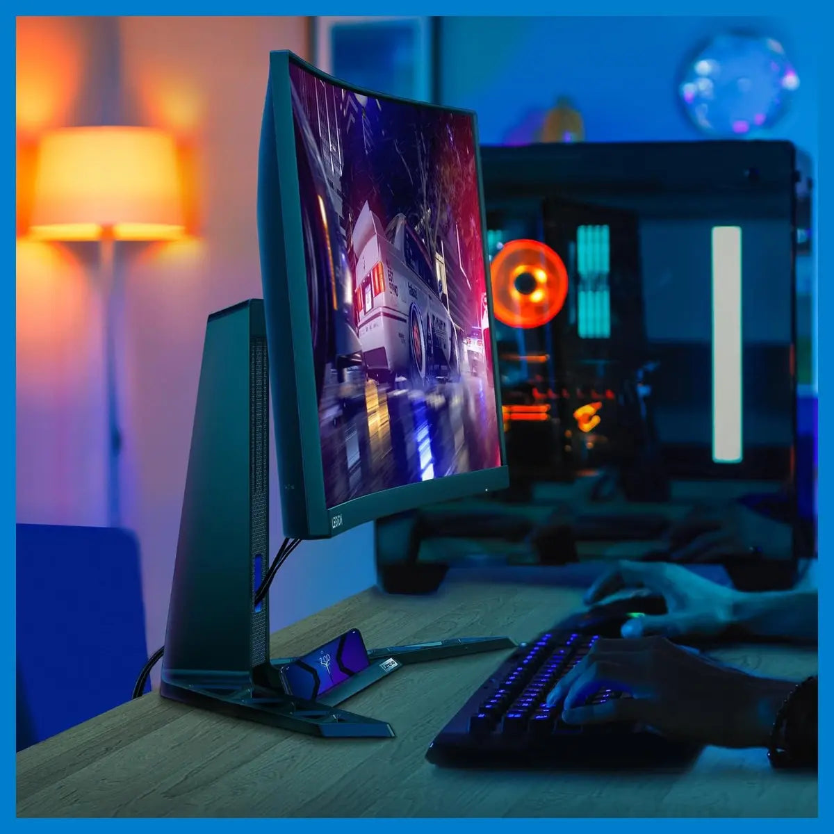Lenovo Legion R27i-30 27 Inch FHD 165Hz Gaming Monitor, IPS 1920x1080, 0.5ms MPRT, AMD FreeSync Premium, HDR 400, 2 HDMI 2.1 and DP 1.4