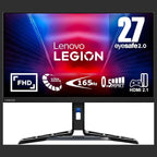 Lenovo Legion R27i-30 27 Inch FHD 165Hz Gaming Monitor, IPS 1920x1080, 0.5ms MPRT, AMD FreeSync Premium, HDR 400, 2 HDMI 2.1 and DP 1.4
